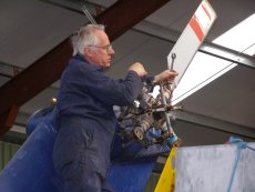 Removal of tail-rotor blades