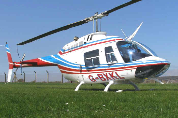 Bell 206B JetRanger 3, G-BXKL, at The Museum Heliport