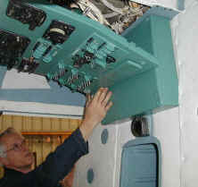 Ka-26 overhead switch panel