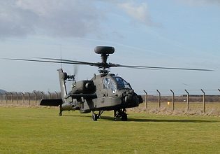 WAH-64 Apache AH1, ZJ204, lands.