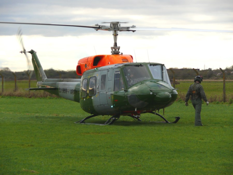 Bell 212, ZJ969, at The Helicopter Museum in 2012