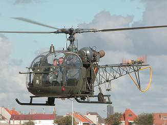 Alouette II, A-41, at Ostend in October 2003