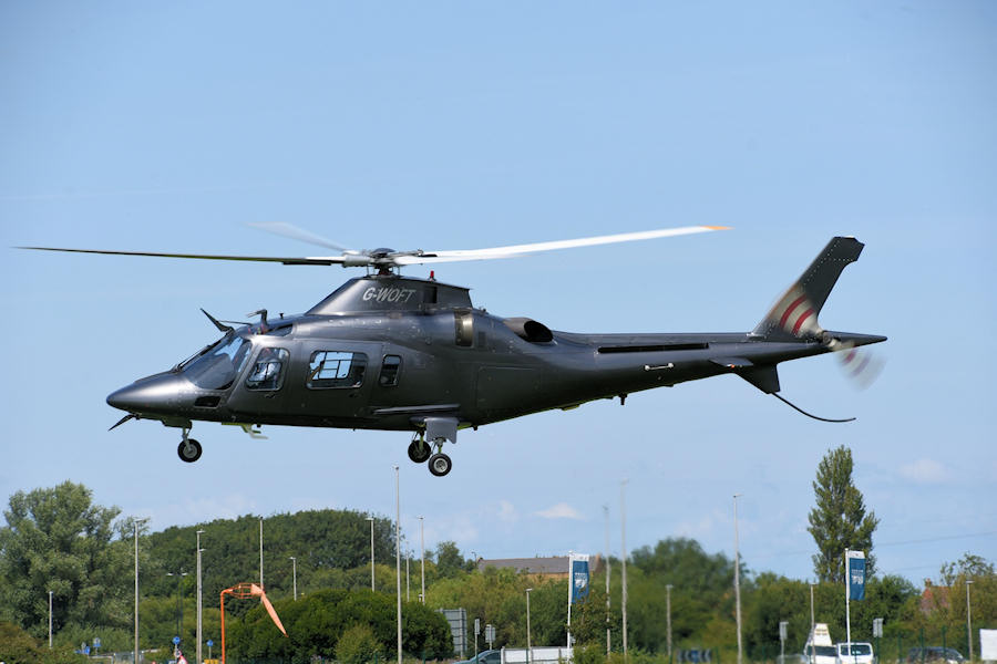 A109 G-WOFT at The Helicopter Museum