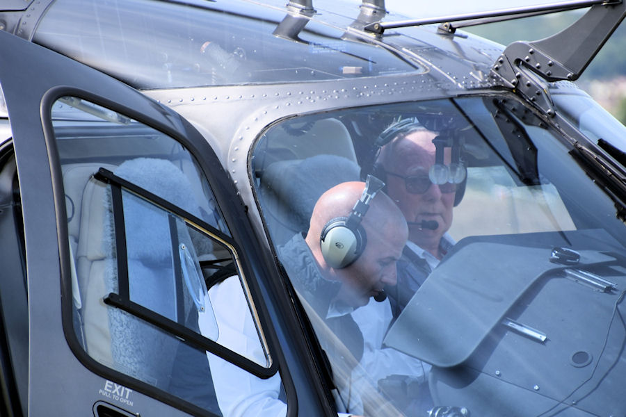 A109 G-WOFT at The Helicopter Museum