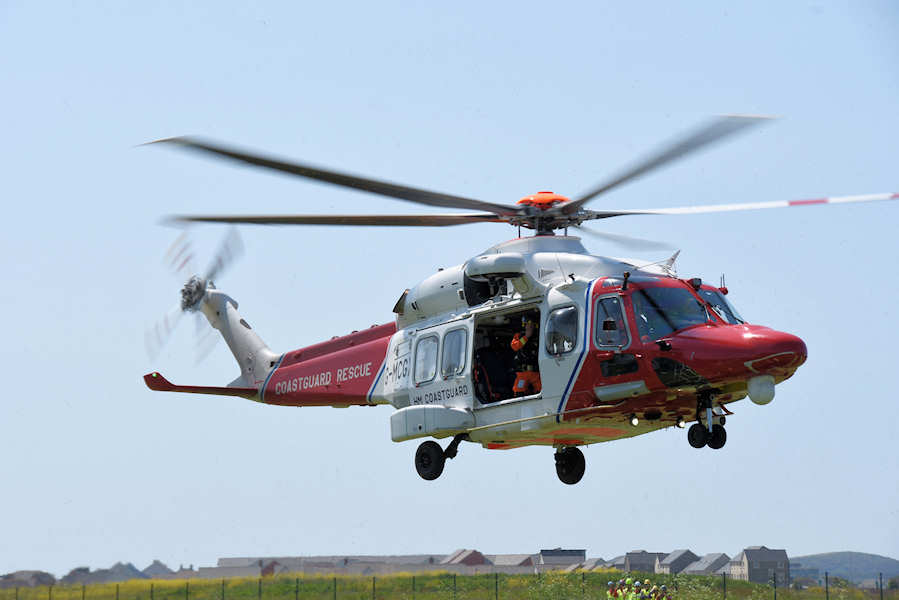 Coastguard Helicopter G-MCGX at The Helicopter Museum