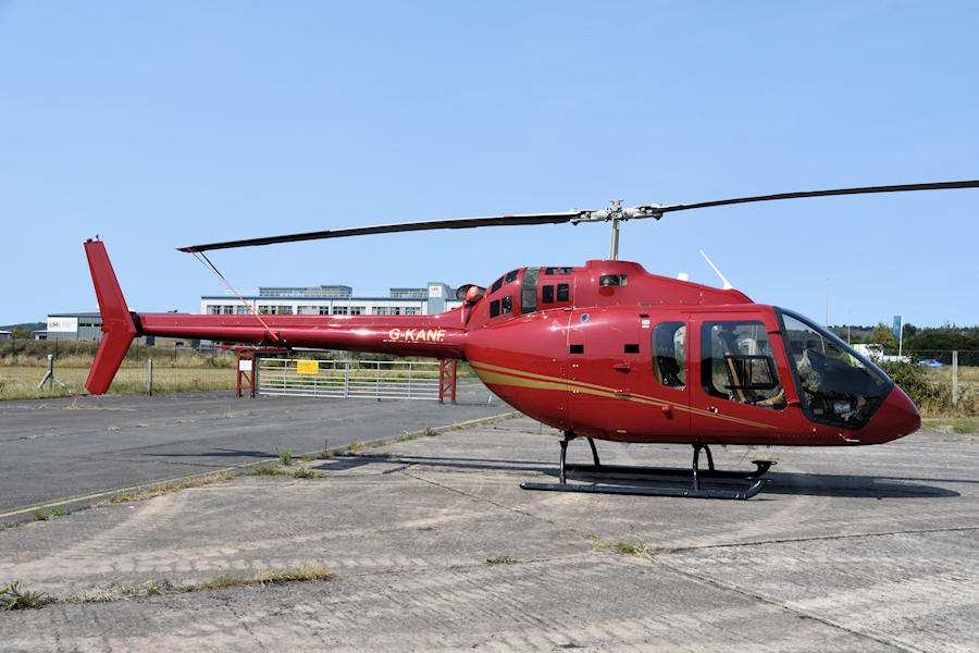 Bell 505 G-KANF at The Helicopter Museum