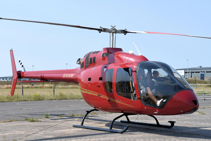 Bell 505 G-KANF at The Helicopter Museum