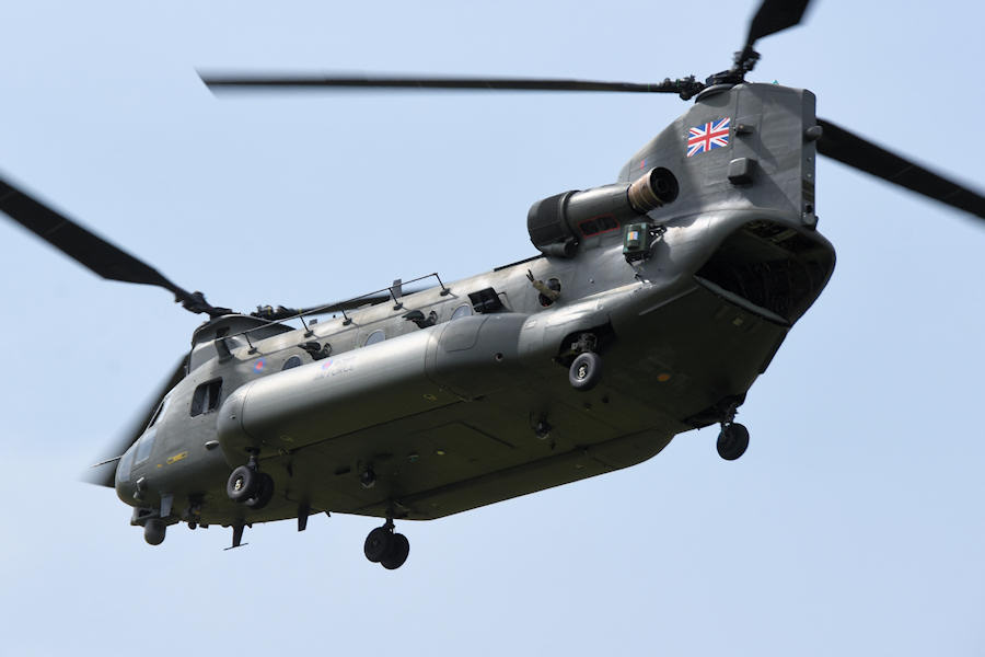 Chinook ZH901 at The Helicopter Museum