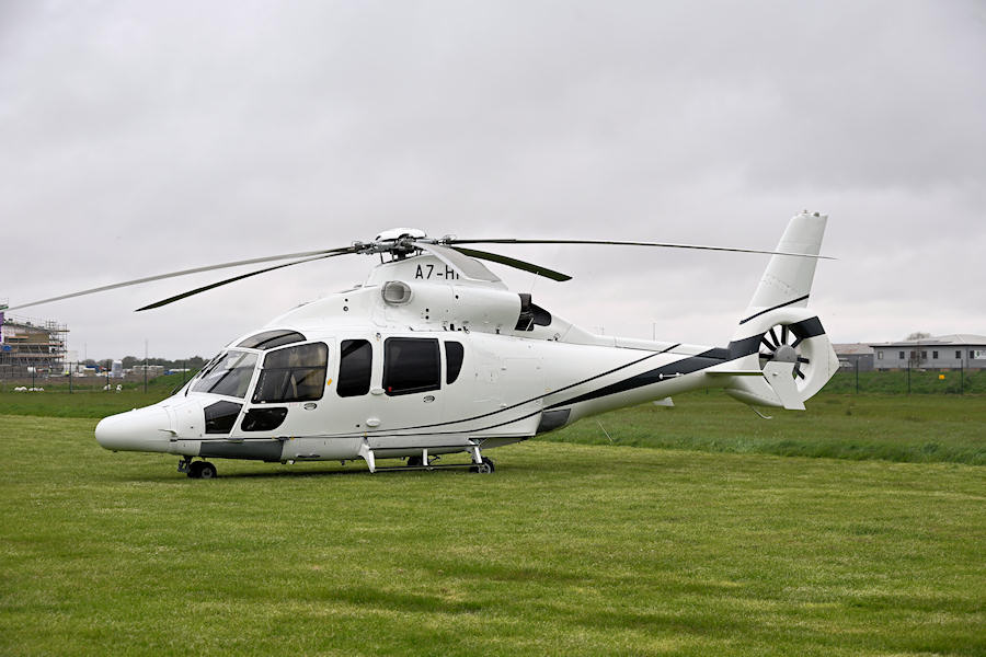 EC155 A7-HMD at The Helicopter Museum
