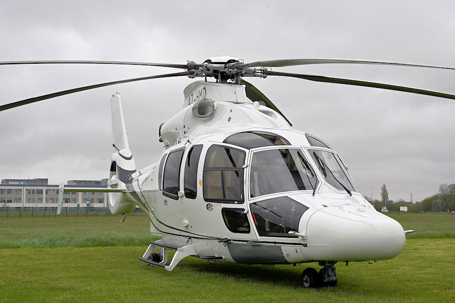 EC155 A7-HMD at The Helicopter Museum