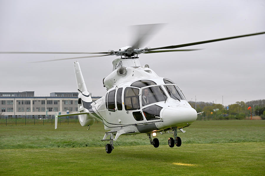 EC155 A7-HMD at The Helicopter Museum