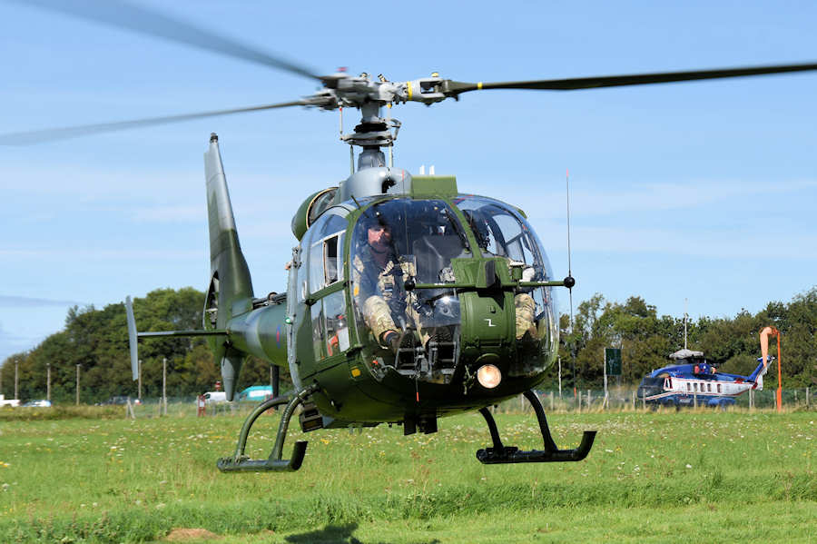 Gazelle Helicopter ZB674 at The Helicopter Museum