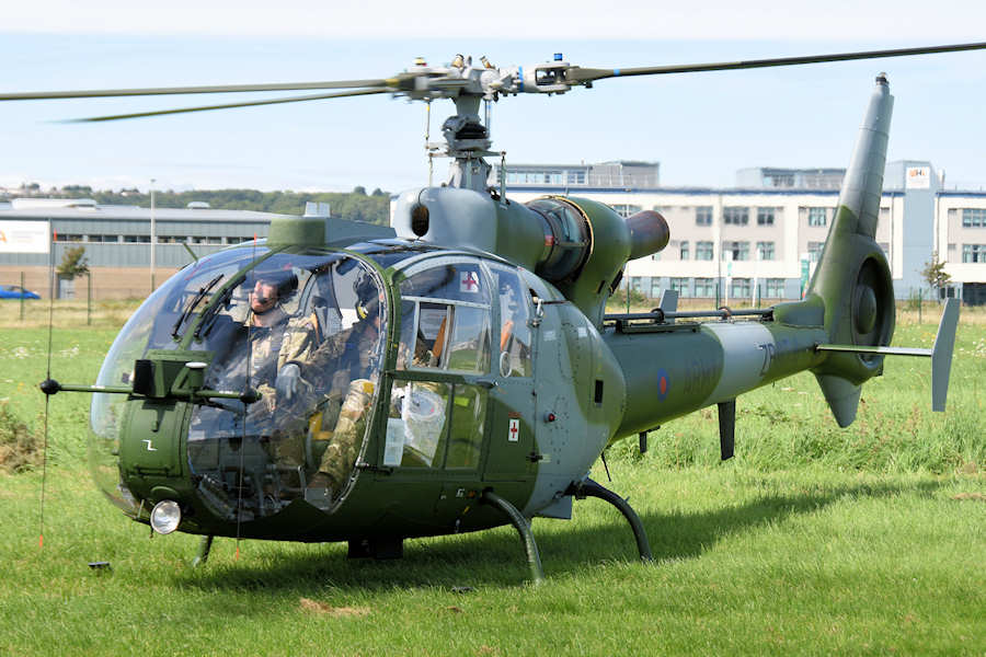 Gazelle Helicopter ZB674 at The Helicopter Museum