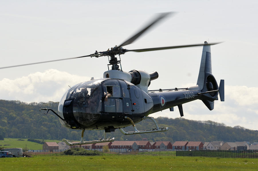 Gazelle XZ939 at The Helicopter Museum