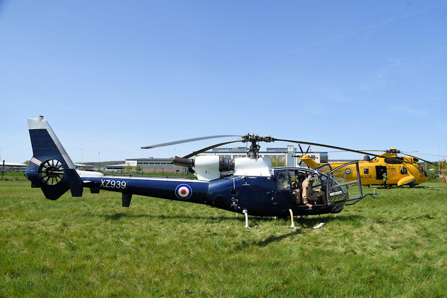 Gazelle XZ939 at The Helicopter Museum
