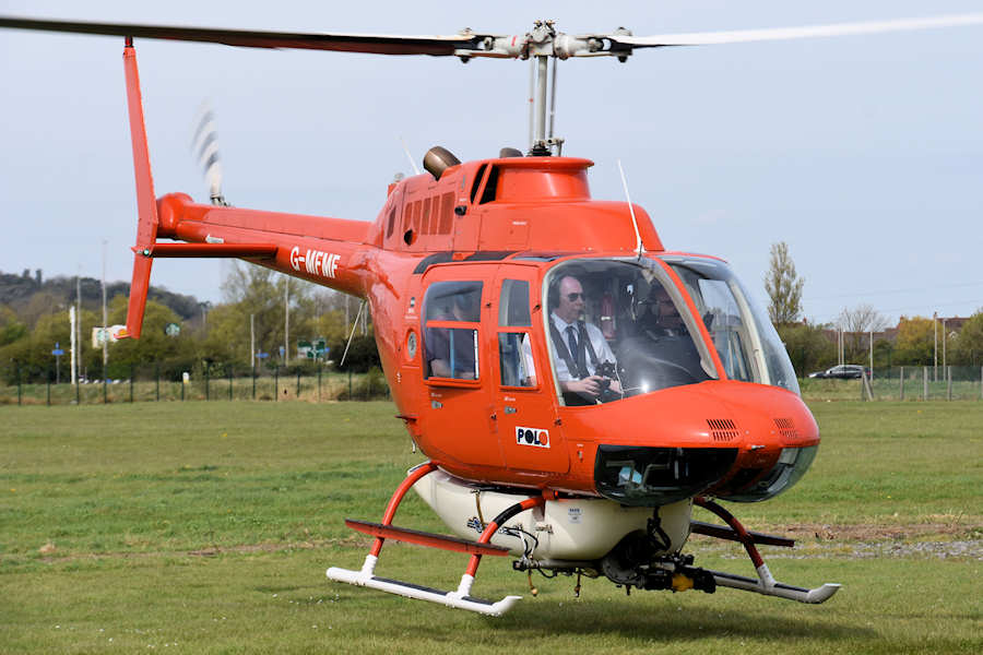 Jetranger G-MFMF at The Helicopter Museum
