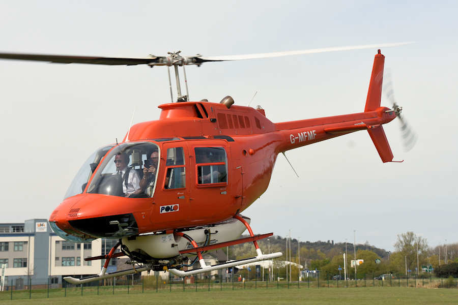 Jetranger G-MFMF Air Experience flights at The Helicopter Museum