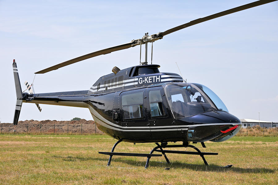 Jet Ranger G-KETH at The Helicopter Museum