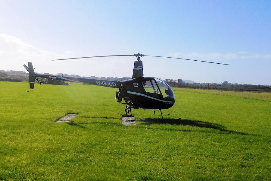 R22 G-GJCD at The Helicopter Museum