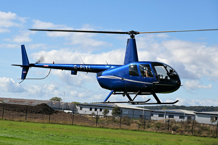 R44 G-PIXL at The Helicopter Museum