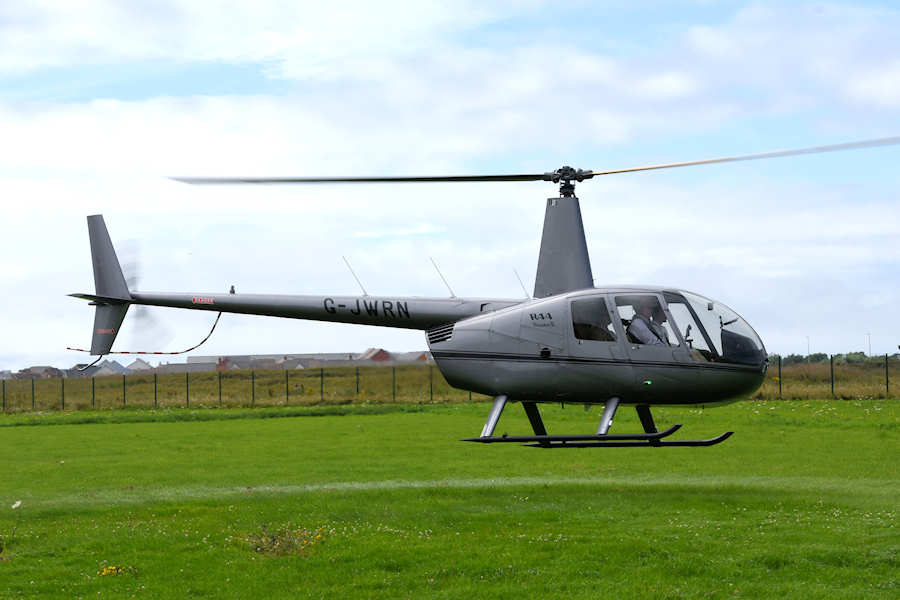 R44 Helicopter G-JWRN at The Helicopter Museum