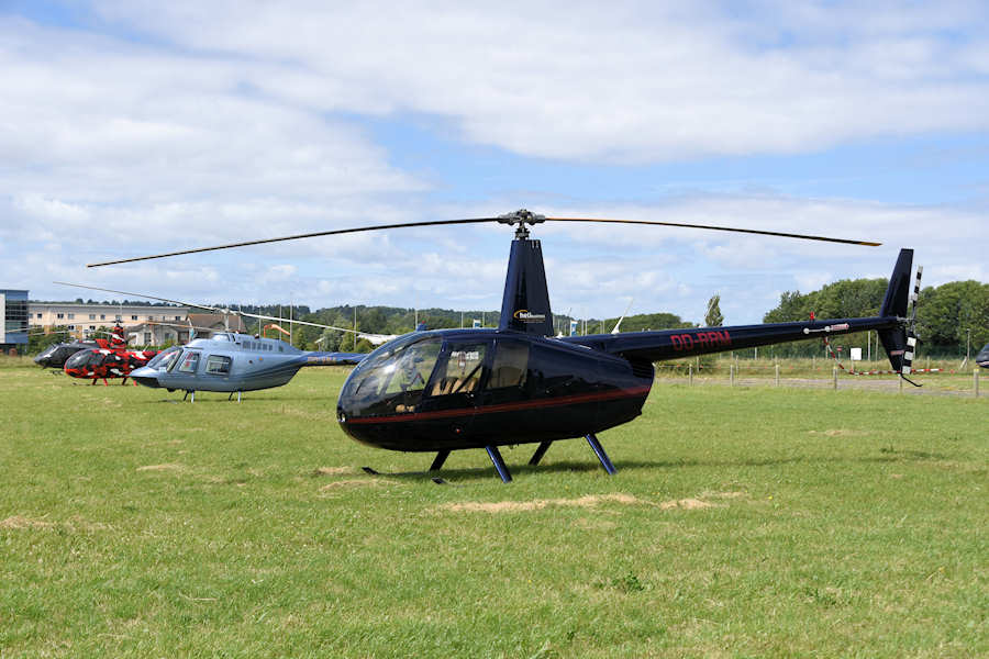 R44 OO-RRM at The Helicopter Museum