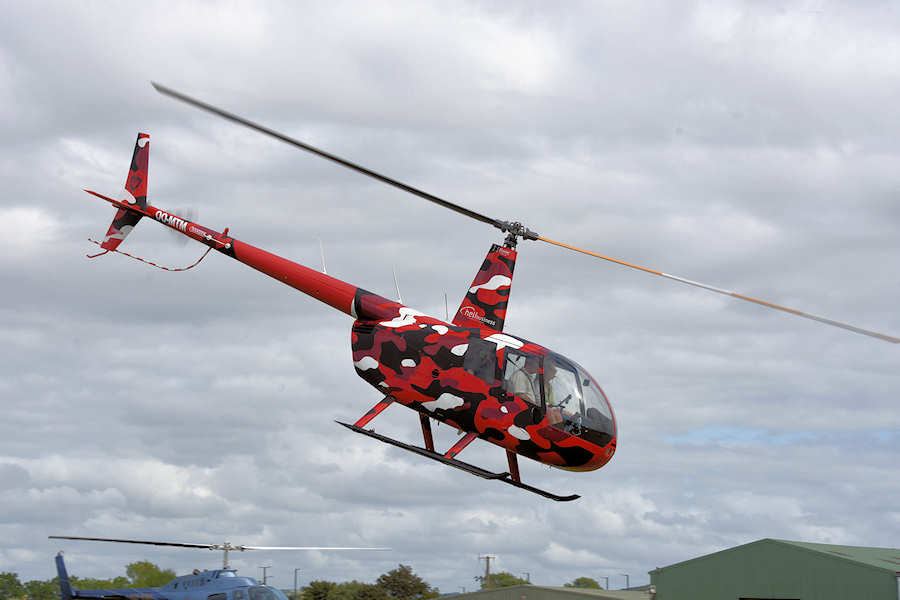 R44 OO-MTM at The Helicopter Museum