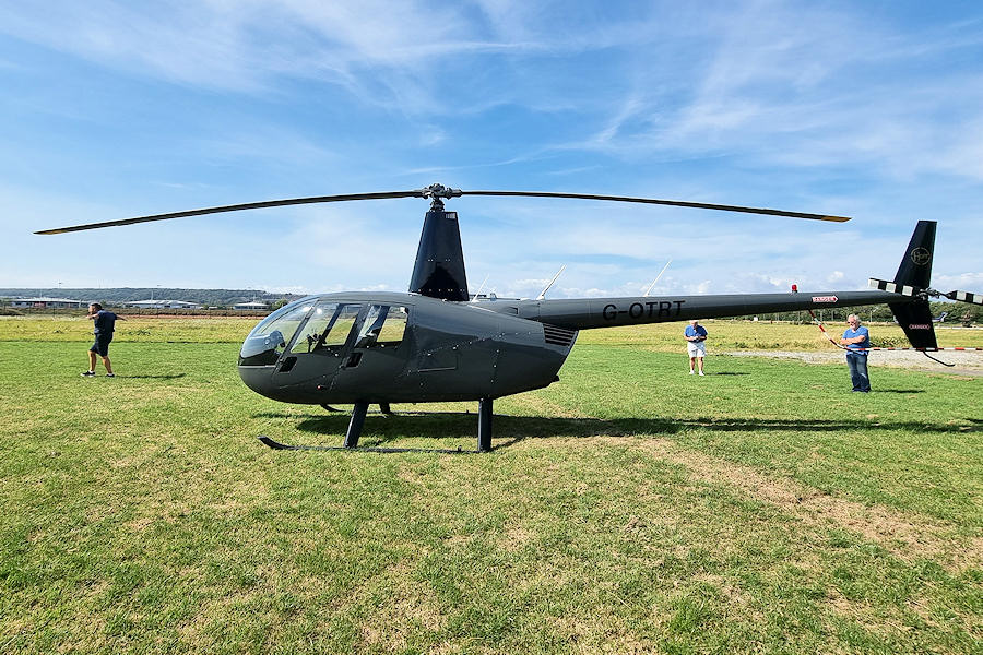 R44 G-OTRT at The Helicopter Museum
