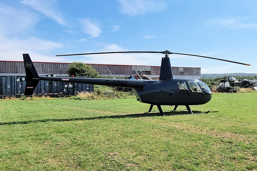 R44 G-OTRT at The Helicopter Museum