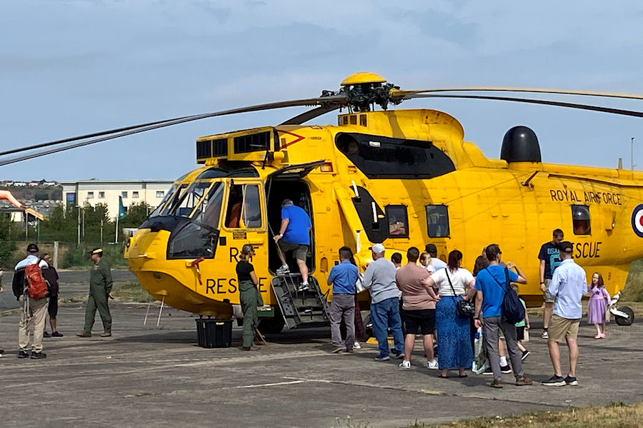 Sea King XZ588 at The Helicopter Museum