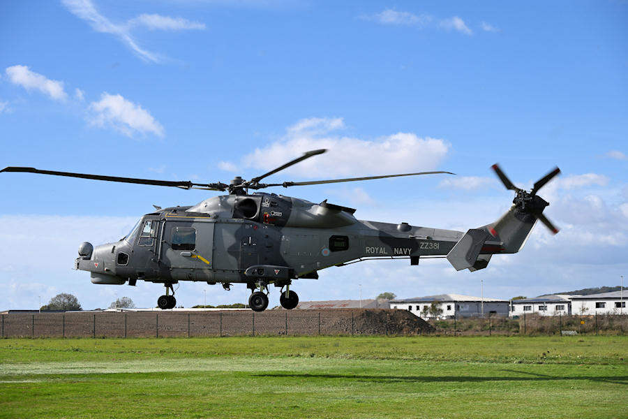 Wildcat ZZ381 at The Helicopter Museum