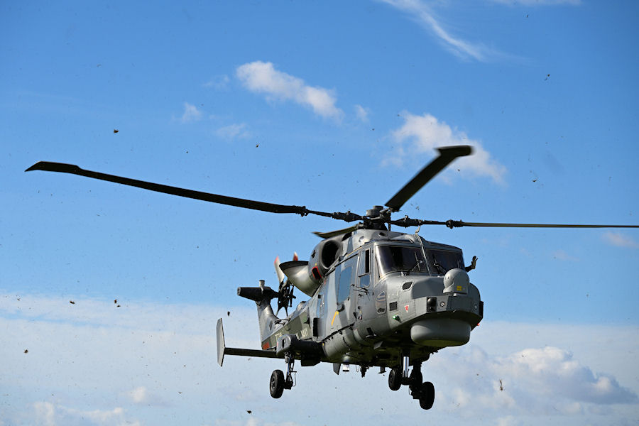 Wildcat ZZ381 at The Helicopter Museum