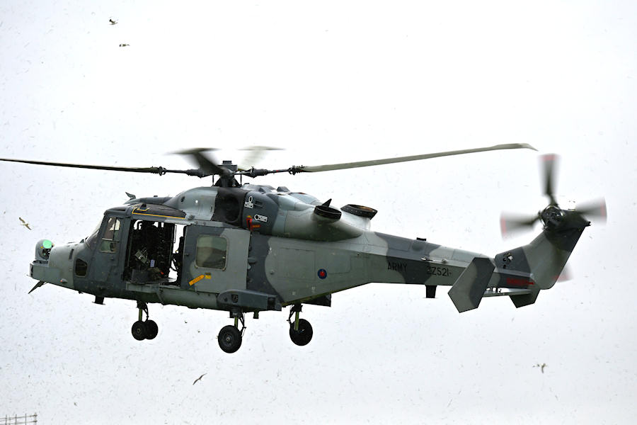 Wildcat ZZ521 at The Helicopter Museum