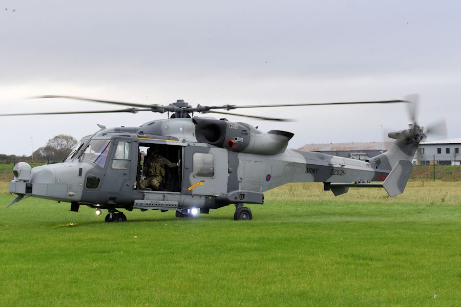 Wildcat ZZ-521 at The Helicopter Museum