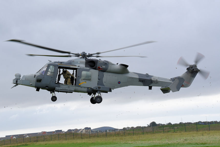 Wildcat ZZ-521 at The Helicopter Museum